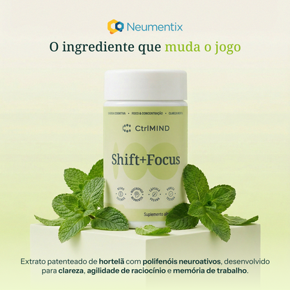 Shift+Focus — Foco Sustentado e Clareza Mental
